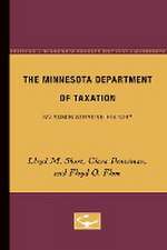 The Minnesota Department of Taxation: An Administrative History