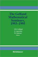 The Gelfand Mathematical Seminars, 1993–1995