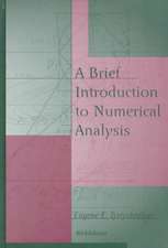 A Brief Introduction to Numerical Analysis