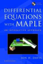 Differential Equations with Maple: An Interactive Approach