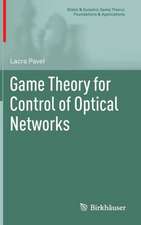 Game Theory for Control of Optical Networks