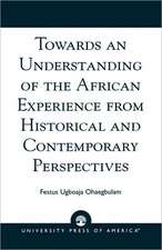 Towards an Understanding of the African Experience