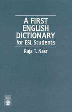 Nasr, R: A First English Dictionary