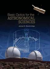 Basic Optics for the Astronomical Sciences