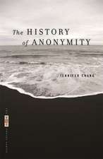 The History of Anonymity