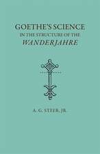 Goethe's Science in the Structure of the Wanderjahre