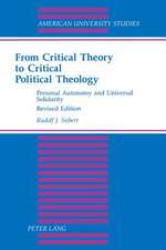 From Critical Theory to Critical Political Theology