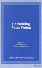 Rethinking Peter Weiss