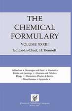 Chemical Formulary Volume 33