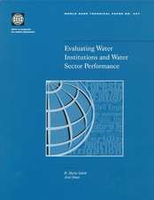 Evaluation of Water Institutions and Water Sector Performance