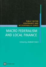 Macro Federalism and Local Finance