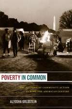 Poverty in Common – The Politics of Community Action during the American Century