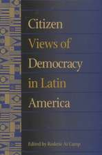 Citizen Views of Democracy in Latin America