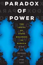 Paradox of Power: The Logics of State Weakness in Eurasia