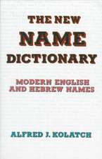 The New Name Dictionary