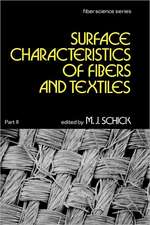 Surface Characteristics of Fibers and Textiles: Part Ii: