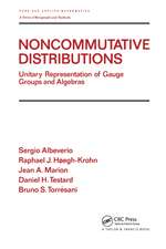 Noncommutative Distributions: Unitary Representation of Gauge Groups and Algebras