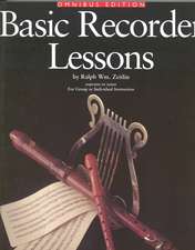 Basic Recorder Lessons - Omnibus Edition