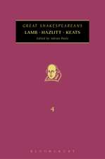 Lamb, Hazlitt, Keats