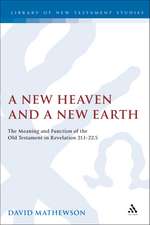 A New Heaven and a New Earth