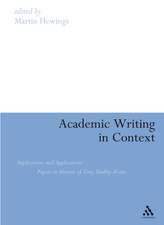 Academic Writing in Context