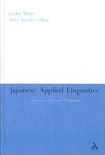 Japanese Applied Linguistics: Discourse and Social Perspectives