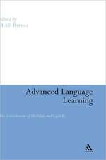 Advanced Language Learning: The Contribution of Halliday and Vygotsky