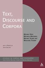 Text, Discourse and Corpora: Theory and Analysis