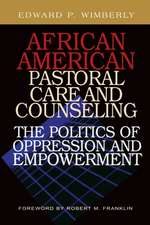 African American Pastoral Care and Counseling