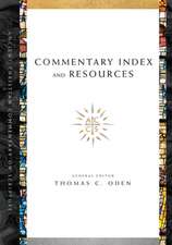 Commentary Index and Resources