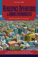 Aerospace Operations in Urban Environments