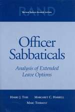 Officer Sabbaticals