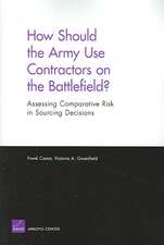 How Should the Army Use Contractors on the Battlefield?