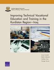 Improving Technical Vocational Education and Training in the Kurdistan Region-Iraq