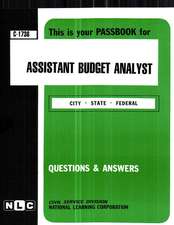 Assistant Budget Analyst