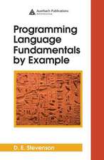 Programming Language Fundamentals by Example