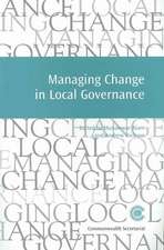 Managing Change Local Governance