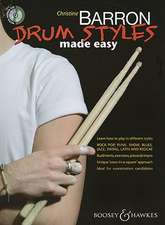 Drum Styles Made Easy [With CD (Audio)]