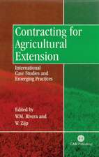 Contracting for Agricultural Extension – International Case Studies and Emerging Practices