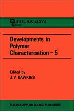 Developments in Polymer Characterization