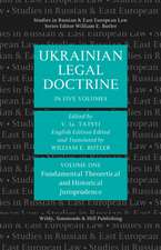 Ukrainian Legal Doctrine Volume 1: Fundamental, Theoretical and Historical Jurisprudence