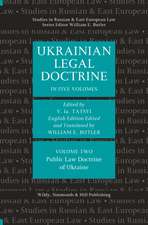 BUTLER, W: Ukrainian Legal Doctrine Volume 2: Ukrainian Publ