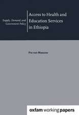 Access to Health and Education Services in Ethiopia