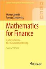 Mathematics for Finance: An Introduction to Financial Engineering