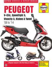 Peugeot V–Clic, Speedfight 3, Vivacity 3, Kisbee & Tweet (08 To 14)