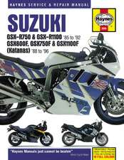 Suzuki GSX–R750 & GSX–R1100, GSX600F, GSX750F & GSX1100F (Katanas) (86 – 96)