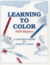 Learning to Color with Ryhmes