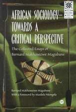 African Sociology: Towards a Critical Perspective