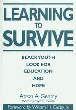 Learning to Survive: Black Youth Look for Education and Hope