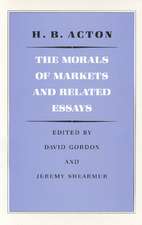 MORALS OF MARKETS AND RELATED ESSAYS, THE